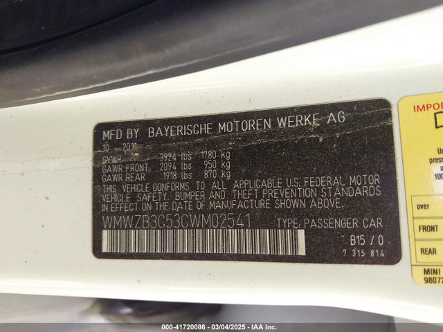 2012 MINI COOPER COUNTRYMAN WMWZB3C53CWM02541 Photo 8