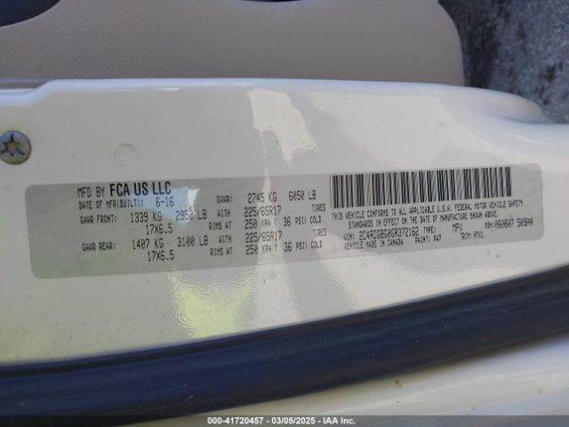 2C4RDGBG0GR372162 Dodge Grand Caravan Se