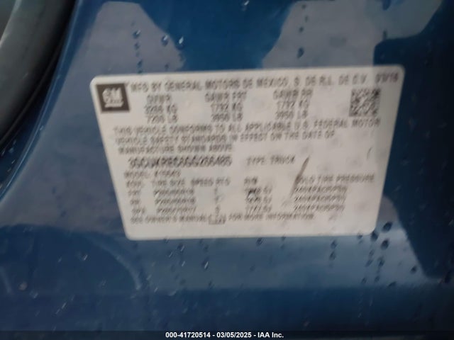 3GCUKREC6GG266485 Chevrolet Silverado 1500 2lt