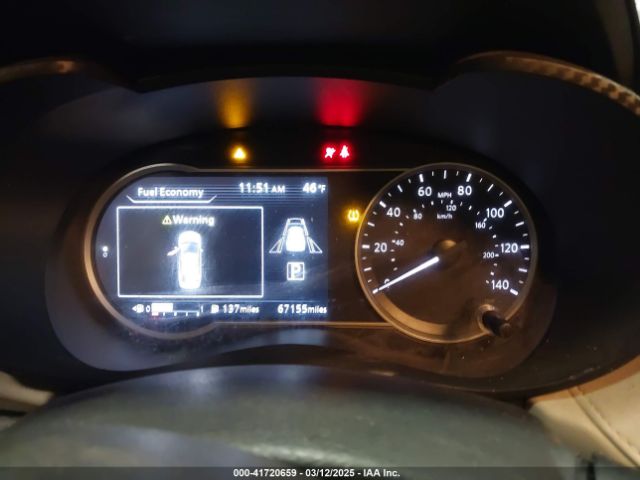 3N1CN8EV7ML871717 Nissan Versa Sv Xtronic Cvt