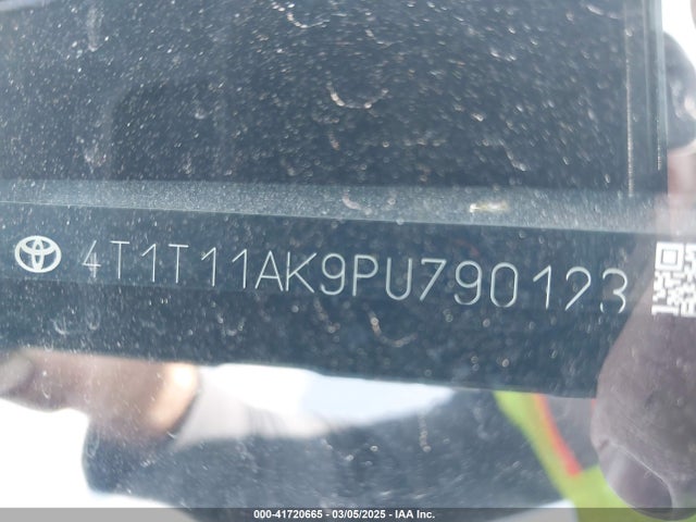 4T1T11AK9PU790123 Toyota CAMRY SE