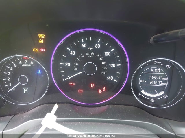 3CZRU6H59JG709516 Honda HR-V EX