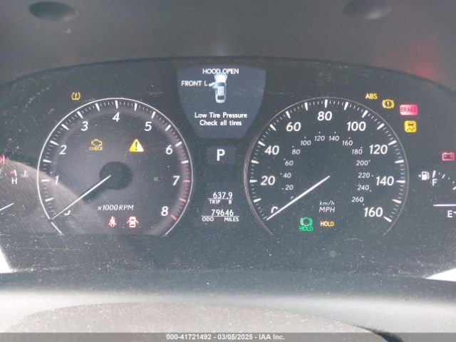 2012 LEXUS LS 460 JTHBL5EF8C5110360 Photo 6