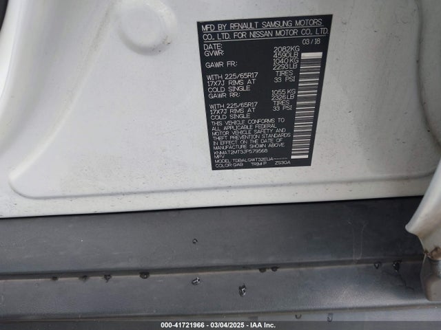 Nissan ROGUE SV 2018 KNMAT2MT3JP579568 Image 9