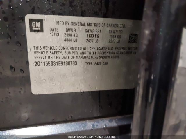 2G1155S31E9180783 Chevrolet IMPALA 2LZ