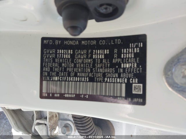 JHMFC1F35KX001825 Honda CIVIC EX