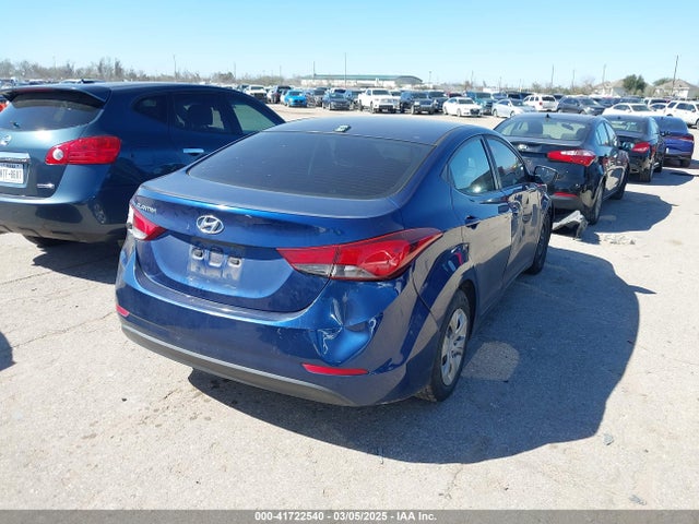 5NPDH4AE6GH701554 Hyundai ELANTRA SE