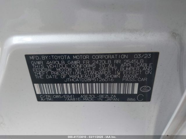 JTHCA1D28P5126016 Lexus IS 300