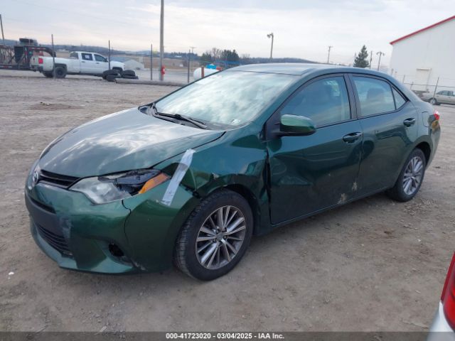 2T1BURHE8EC116450 Toyota Corolla Le Plus