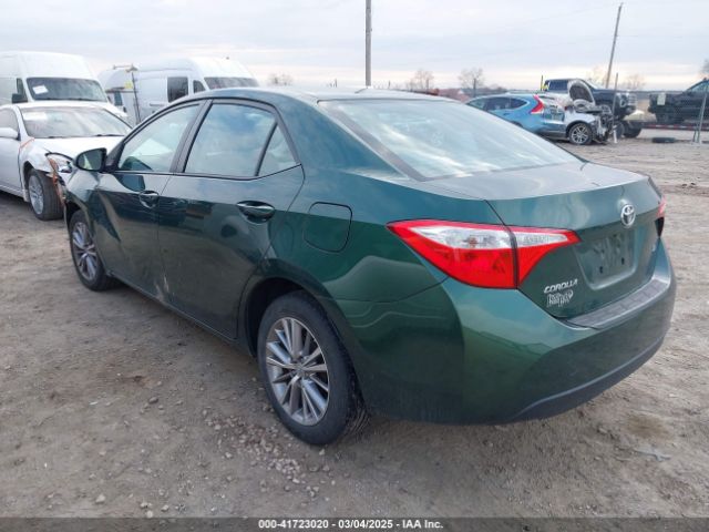 2T1BURHE8EC116450 Toyota Corolla Le Plus