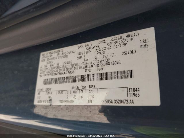 2019 FORD TRANSIT-250 1FTYR3XM7KKA97658 Photo 8