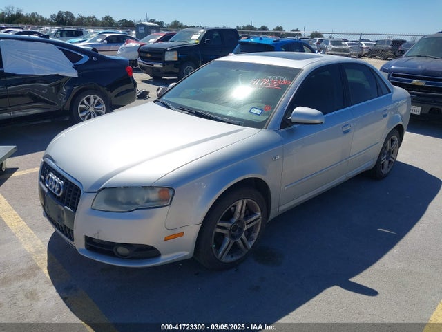 2008 AUDI A4 WAUAF78E08A008078 Photo 1