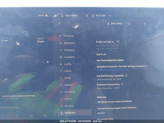 2023 TESLA MODEL Y 7SAYGDEE0PA178691 Photo 6