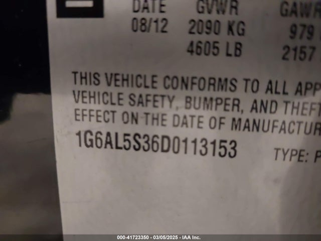 2013 CADILLAC ATS 1G6AL5S36D0113153 Photo 8