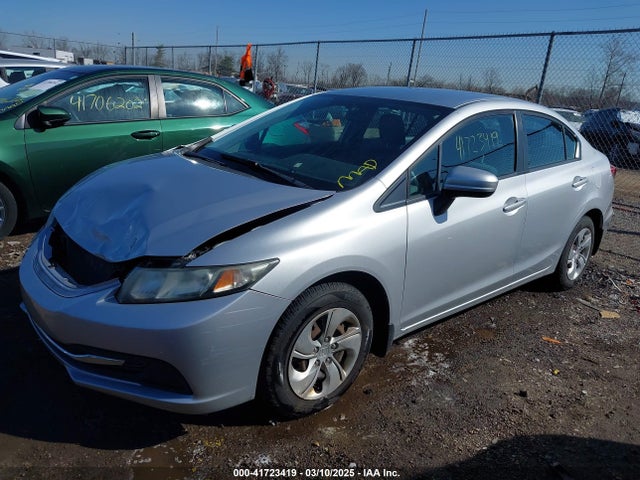 Honda Civic Lx 2014 2HGFB2F58EH551252 Image 2