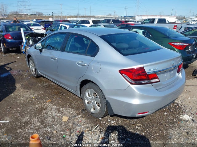 Honda Civic Lx 2014 2HGFB2F58EH551252 Image 3