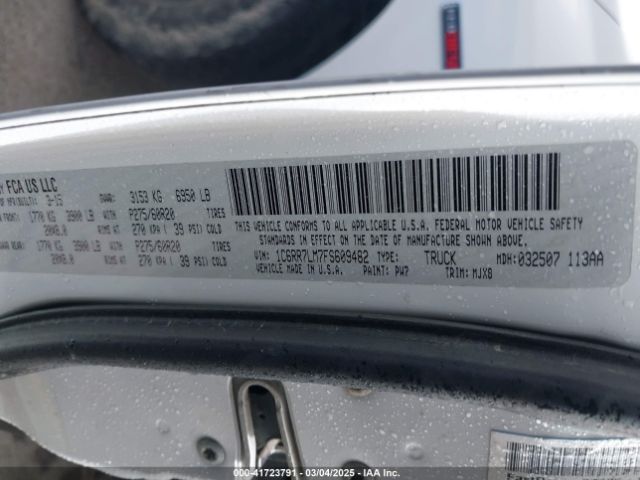 1C6RR7LM7FS609482 RAM 1500 Lone Star