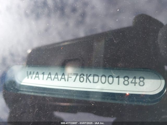 WA1AAAF76KD001848 Audi Q7 55 Premium/55 Se Premium