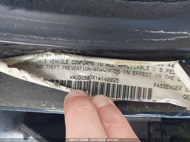 2001 AUDI A4 WAUDC68DX1A140925 Photo 8