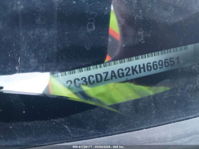 2C3CDZAG2KH669651 Dodge Challenger Sxt