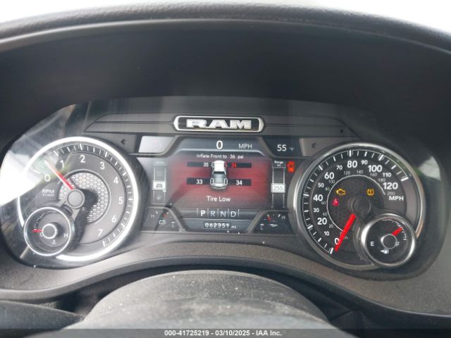 1C6SRFFT7KN781986 RAM 1500 Big Horn/lone Star  4x4 5'7 Box