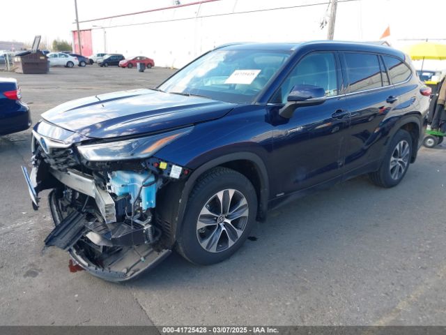 5TDGBRCH8MS524837 Toyota Highlander Hybrid Xle