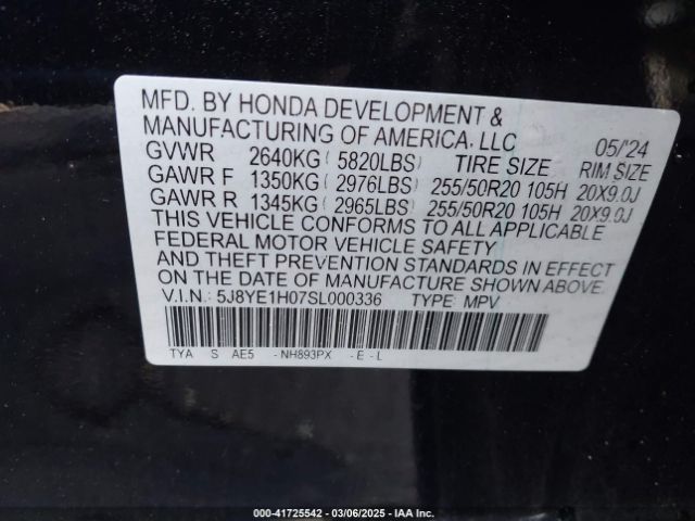5J8YE1H07SL000336 Acura MDX A-SPEC