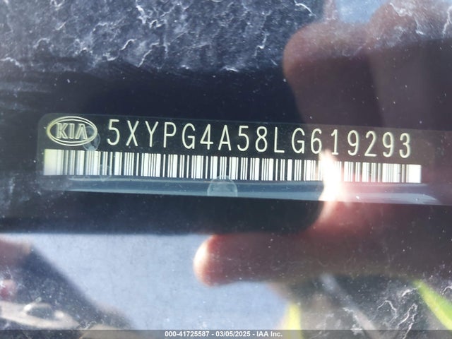 5XYPG4A58LG619293 KIA gdi lambda-ii