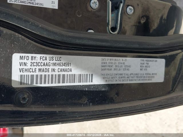 2021 CHRYSLER 300 2C3CCAAG1MH634591 Photo 8
