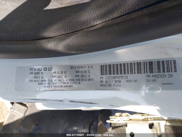 Chrysler 200 Limited 2015 1C3CCCAB7FN737119 Image 9