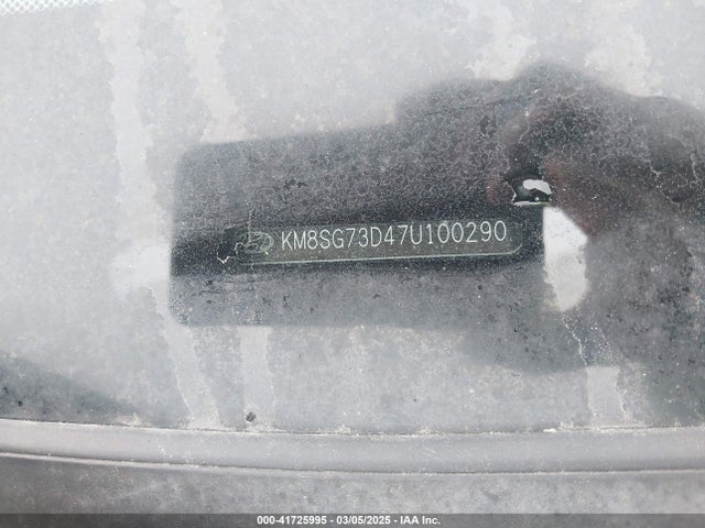 Продаж на аукціоні авто 2007 Hyundai Santa Fe Gls, vin: KM8SG73D47U100290, номер лоту: 41725995