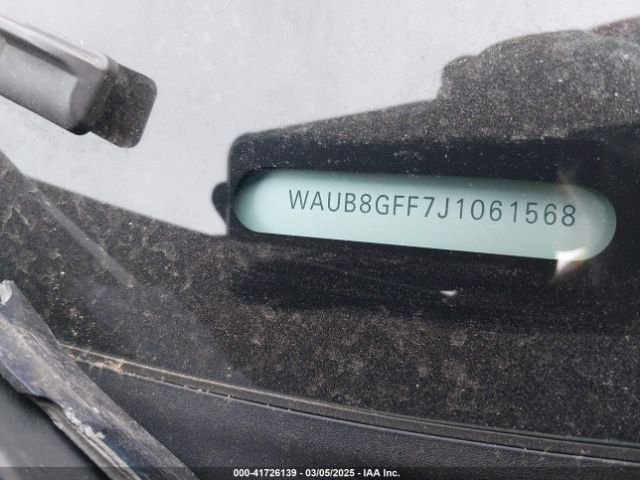 WAUB8GFF7J1061568 Audi A3 2.0t Premium/2.0t Tech Premium