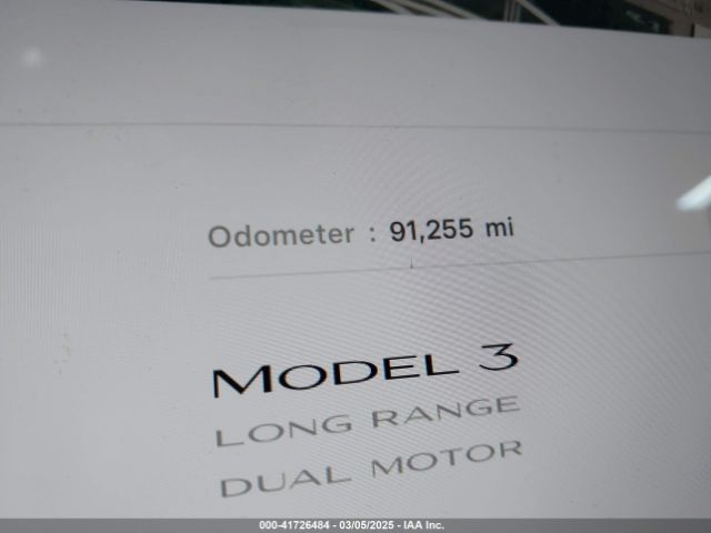 5YJ3E1EB8JF113566 Tesla Model 3 Long Range/performance