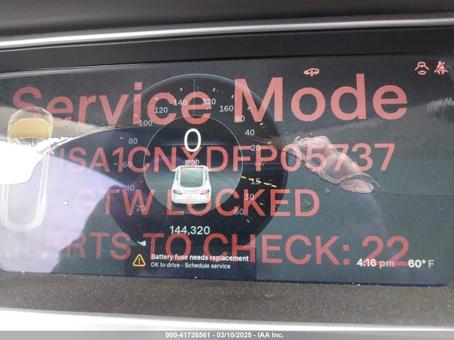 2013 TESLA MODEL S 5YJSA1CNXDFP05737 Photo 6