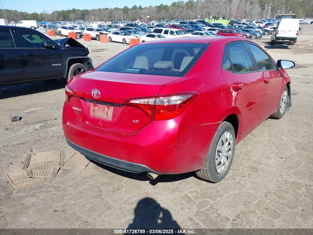 2T1BURHE5KC206148 Toyota COROLLA LE