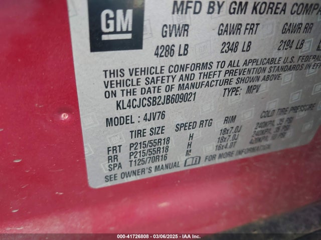 Buick Encore Essence 2018 KL4CJCSB2JB609021 Image 9