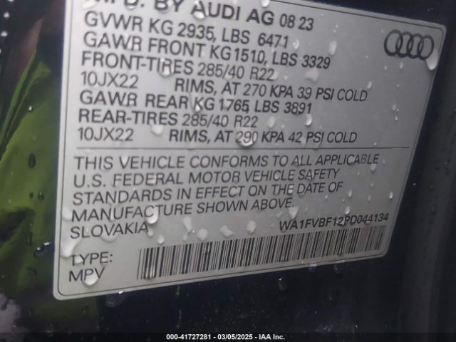 2023 AUDI Q8 WA1FVBF12PD044134 Photo 8