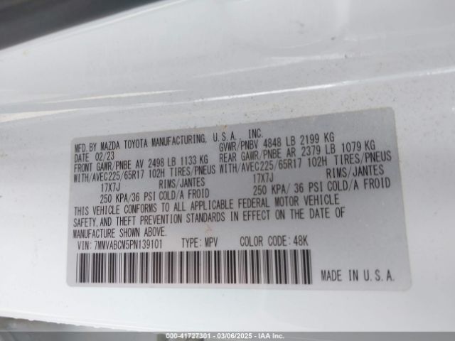 7MMVABCM5PN139101 Mazda Cx-50 2.5 S Preferred Plus