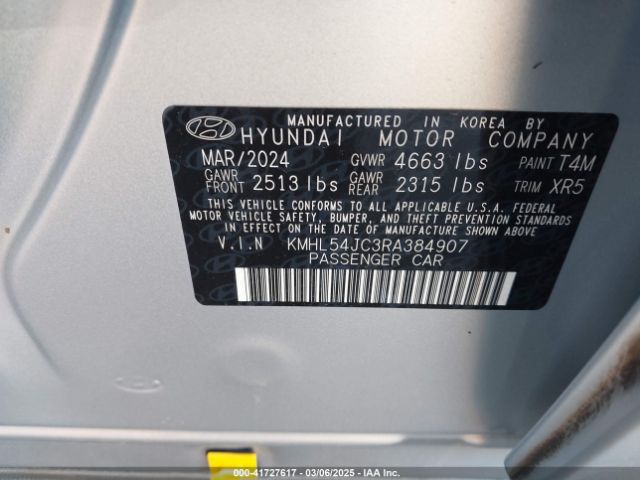 KMHL54JC3RA384907 Hyundai Sonata N Line