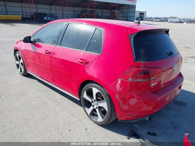 3VW4T7AU7FM033891 Volkswagen Golf Gti 2.0t S 4-door