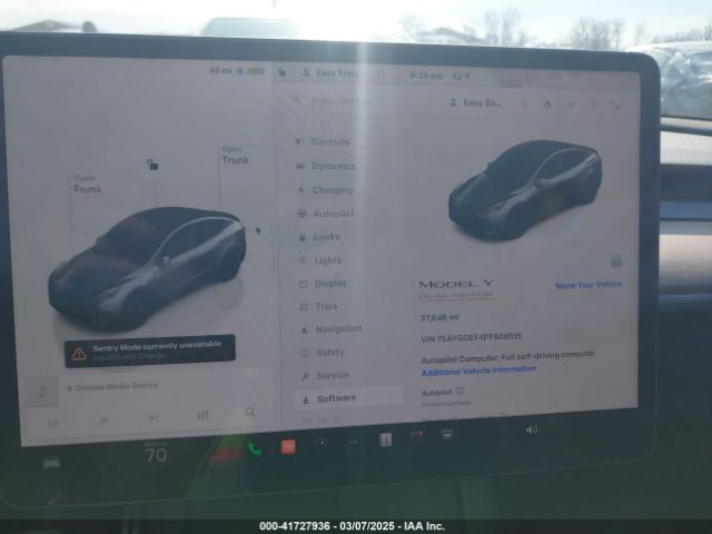 7SAYGDEF4PF808515 Tesla Model Y Performance Dual Motor All-wheel Drive
