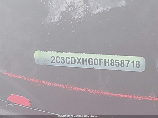 2C3CDXHG0FH858718 Dodge Charger Sxt