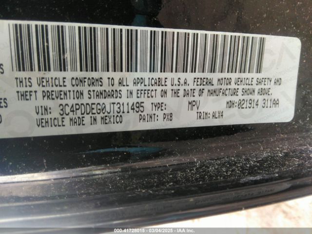 3C4PDDEG0JT311495 Dodge Journey Gt Awd