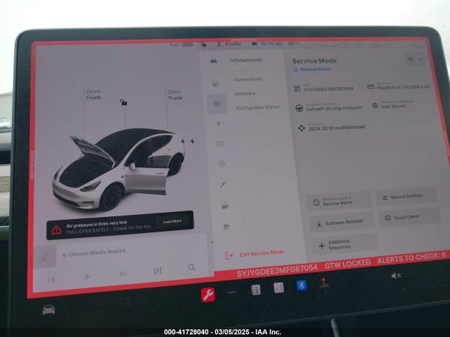 2021 TESLA MODEL Y 5YJYGDEE3MF087054 Photo 6