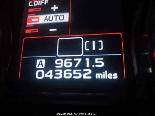 JF1VA2R67K9828279 Subaru Wrx Sti