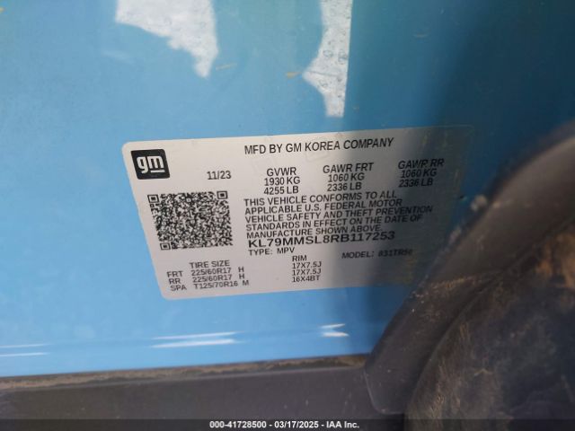 2024 CHEVROLET TRAILBLAZER KL79MMSL8RB117253 Photo 8