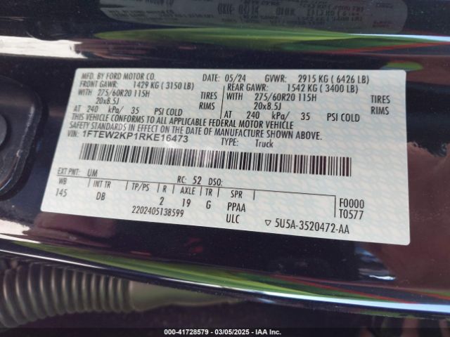 1FTEW2KP1RKE16473 Ford F-150 Stx