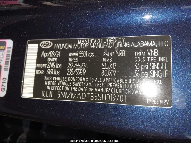 Genesis Gv70 2.5t Awd 2025 5NMMADTB5SH019701 Image 9