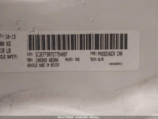 2013 FIAT 500 3C3CFFBR7DT754097 Photo 8