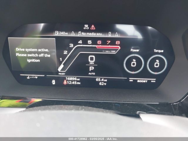 WUAG4DGY9PA905303 Audi Rs 3 Tfsi Quattro S Tronic